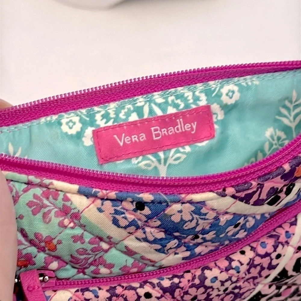 Vera Bradley Modern Medley Quilted Iconic Rfid mini Hipster Crossbody EUC